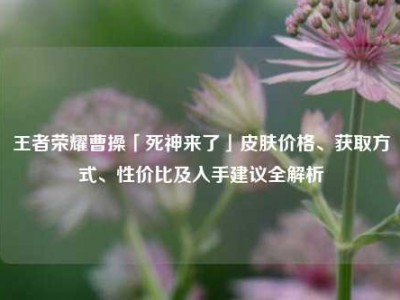王者荣耀曹操「死神来了」皮肤价格、获取方式、性价比及入手建议全解析