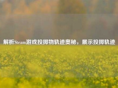 解析Steam游戏投掷物轨迹奥秘，展示投掷轨迹