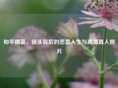 和平精英，镜头背后的悲喜人生与高清真人照片