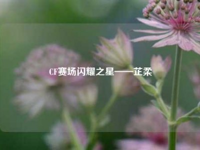 CF赛场闪耀之星——芷柔