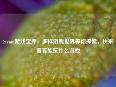 Steam游戏宝库，多样游戏世界等你探索，快来看看能玩什么游戏