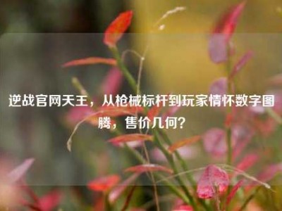 逆战官网天王，从枪械标杆到玩家情怀数字图腾，售价几何？