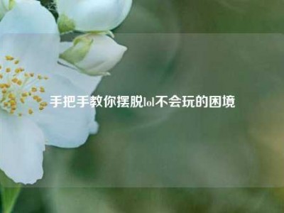 手把手教你摆脱lol不会玩的困境