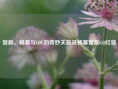 智勋、杨幂与LOL的奇妙关联及杨幂智族GQ红毯