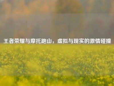 王者荣耀与摩托跑山，虚拟与现实的激情碰撞