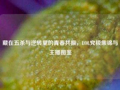藏在五杀与逆转里的青春共振，LOL究极集锦与主播图鉴