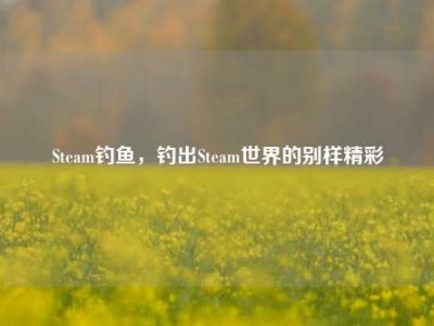 Steam钓鱼，钓出Steam世界的别样精彩