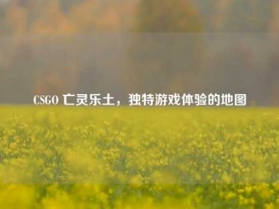 CSGO 亡灵乐土，独特游戏体验的地图