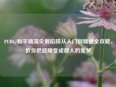 PUBG/和平精英尖刺陷阱从入门到精通全攻略，教你把路障变成敌人的噩梦
