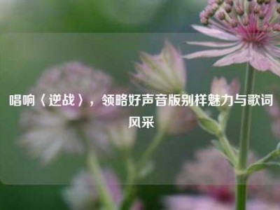唱响〈逆战〉，领略好声音版别样魅力与歌词风采