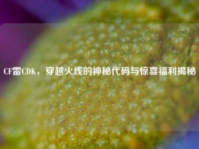 CF雷CDK，穿越火线的神秘代码与惊喜福利揭秘