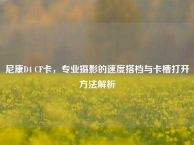尼康D4 CF卡，专业摄影的速度搭档与卡槽打开方法解析