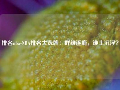 排名nba-NBA排名大洗牌：群雄逐鹿，谁主沉浮？