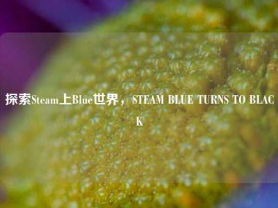 探索Steam上Blue世界，STEAM BLUE TURNS TO BLACK