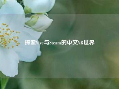 探索Vive与Steam的中文VR世界