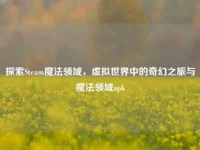 探索Steam魔法领域，虚拟世界中的奇幻之旅与魔法领域apk