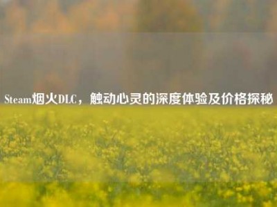 Steam烟火DLC，触动心灵的深度体验及价格探秘