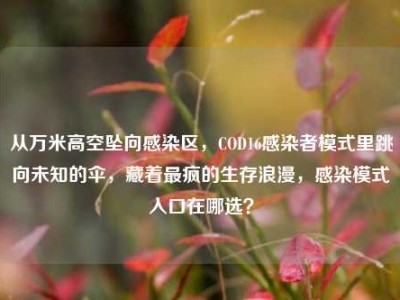 从万米高空坠向感染区，COD16感染者模式里跳向未知的伞，藏着最疯的生存浪漫，感染模式入口在哪选？