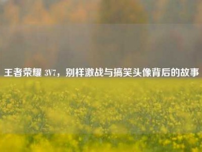 王者荣耀 3V7，别样激战与搞笑头像背后的故事