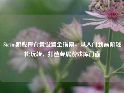 Steam游戏库背景设置全指南，从入门到高阶轻松玩转，打造专属游戏库门面