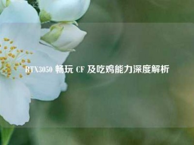 RTX3050 畅玩 CF 及吃鸡能力深度解析