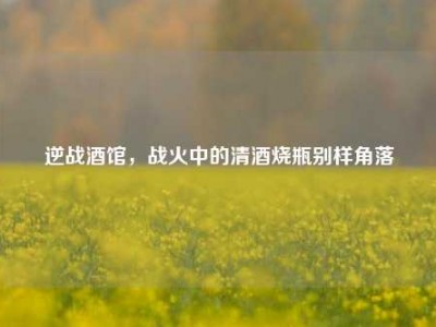 逆战酒馆，战火中的清酒烧瓶别样角落
