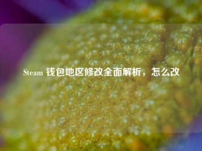 Steam 钱包地区修改全面解析，怎么改