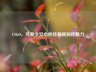 CSGO，可爱少女心枪枝展现别样魅力