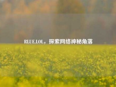 RLUE.LOL，探索网络神秘角落