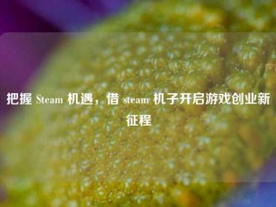 把握 Steam 机遇，借 steam 机子开启游戏创业新征程