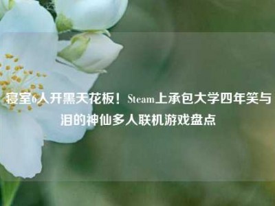 寝室6人开黑天花板！Steam上承包大学四年笑与泪的神仙多人联机游戏盘点