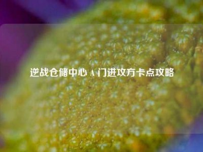 逆战仓储中心 A 门进攻方卡点攻略