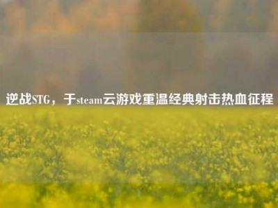 逆战STG，于steam云游戏重温经典射击热血征程
