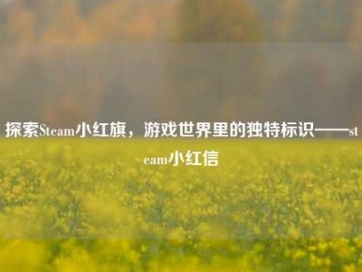 探索Steam小红旗，游戏世界里的独特标识——steam小红信