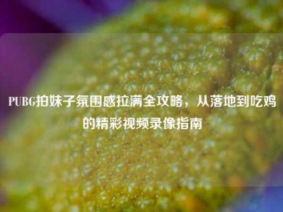 PUBG拍妹子氛围感拉满全攻略，从落地到吃鸡的精彩视频录像指南