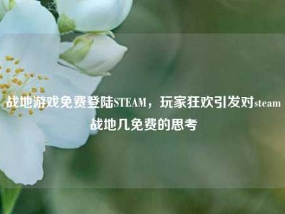 战地游戏免费登陆STEAM，玩家狂欢引发对steam战地几免费的思考