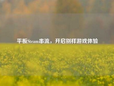 平板Steam串流，开启别样游戏体验