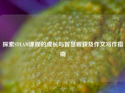 探索STEAM课程的成长与智慧收获及作文写作指南