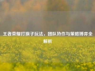 王者荣耀打旗子玩法，团队协作与策略博弈全解析