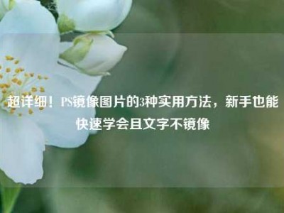 超详细！PS镜像图片的3种实用方法，新手也能快速学会且文字不镜像