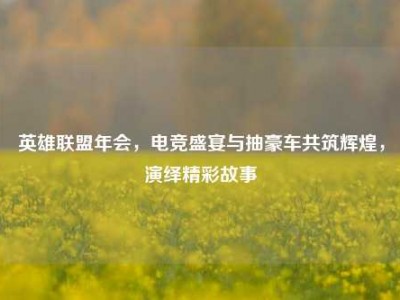 英雄联盟年会，电竞盛宴与抽豪车共筑辉煌，演绎精彩故事