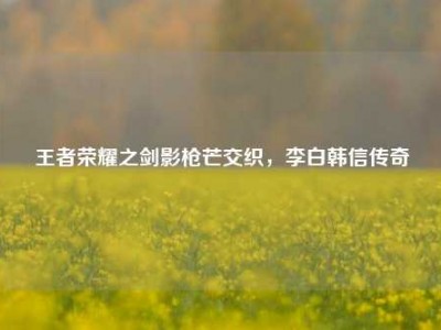 王者荣耀之剑影枪芒交织，李白韩信传奇