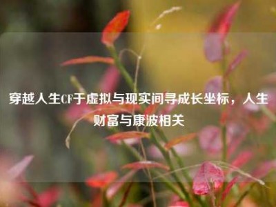 穿越人生CF于虚拟与现实间寻成长坐标，人生财富与康波相关