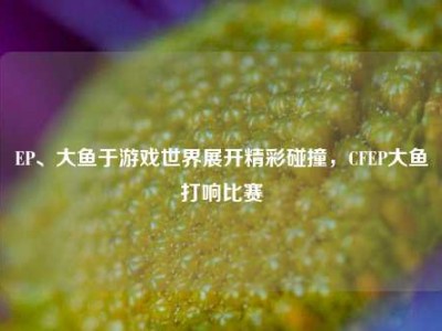 EP、大鱼于游戏世界展开精彩碰撞，CFEP大鱼打响比赛