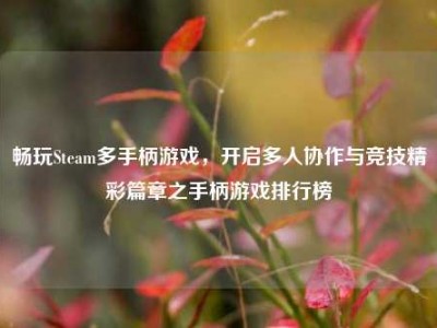 畅玩Steam多手柄游戏，开启多人协作与竞技精彩篇章之手柄游戏排行榜