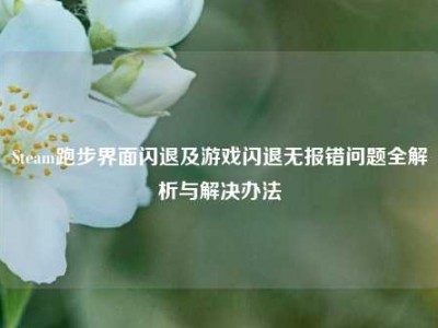 Steam跑步界面闪退及游戏闪退无报错问题全解析与解决办法