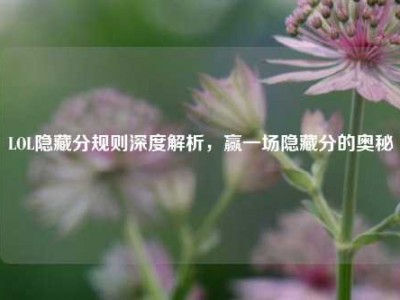 LOL隐藏分规则深度解析，赢一场隐藏分的奥秘