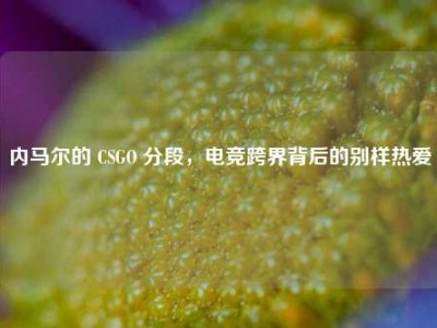 内马尔的 CSGO 分段，电竞跨界背后的别样热爱