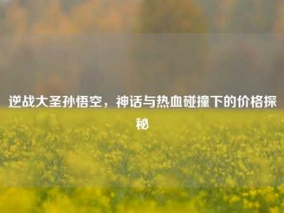 逆战大圣孙悟空，神话与热血碰撞下的价格探秘