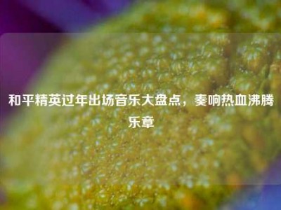 和平精英过年出场音乐大盘点，奏响热血沸腾乐章